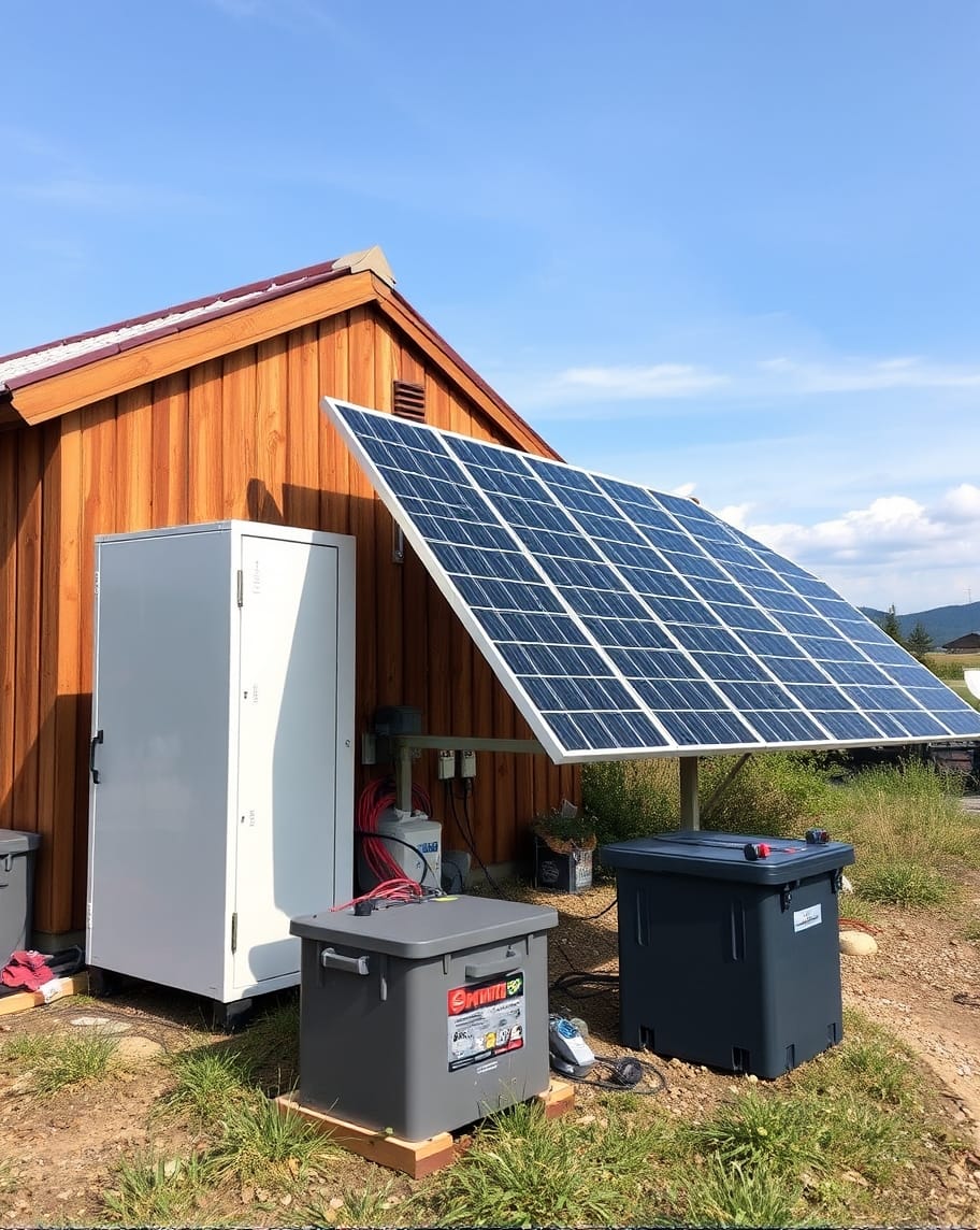 Off-grid solar system with battery backup in Egypt by Bolt Energy