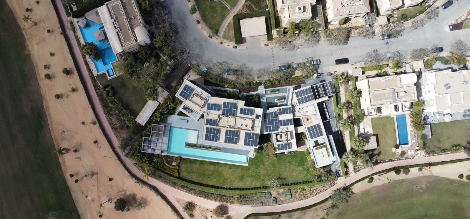 9kW grid-tied solar installation in New Cairo, Egypt