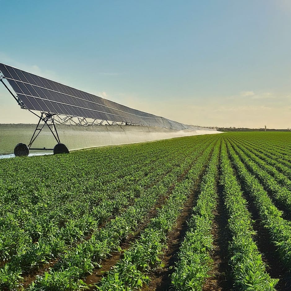 Solar-powered irrigation system for agricultural farms in Egypt