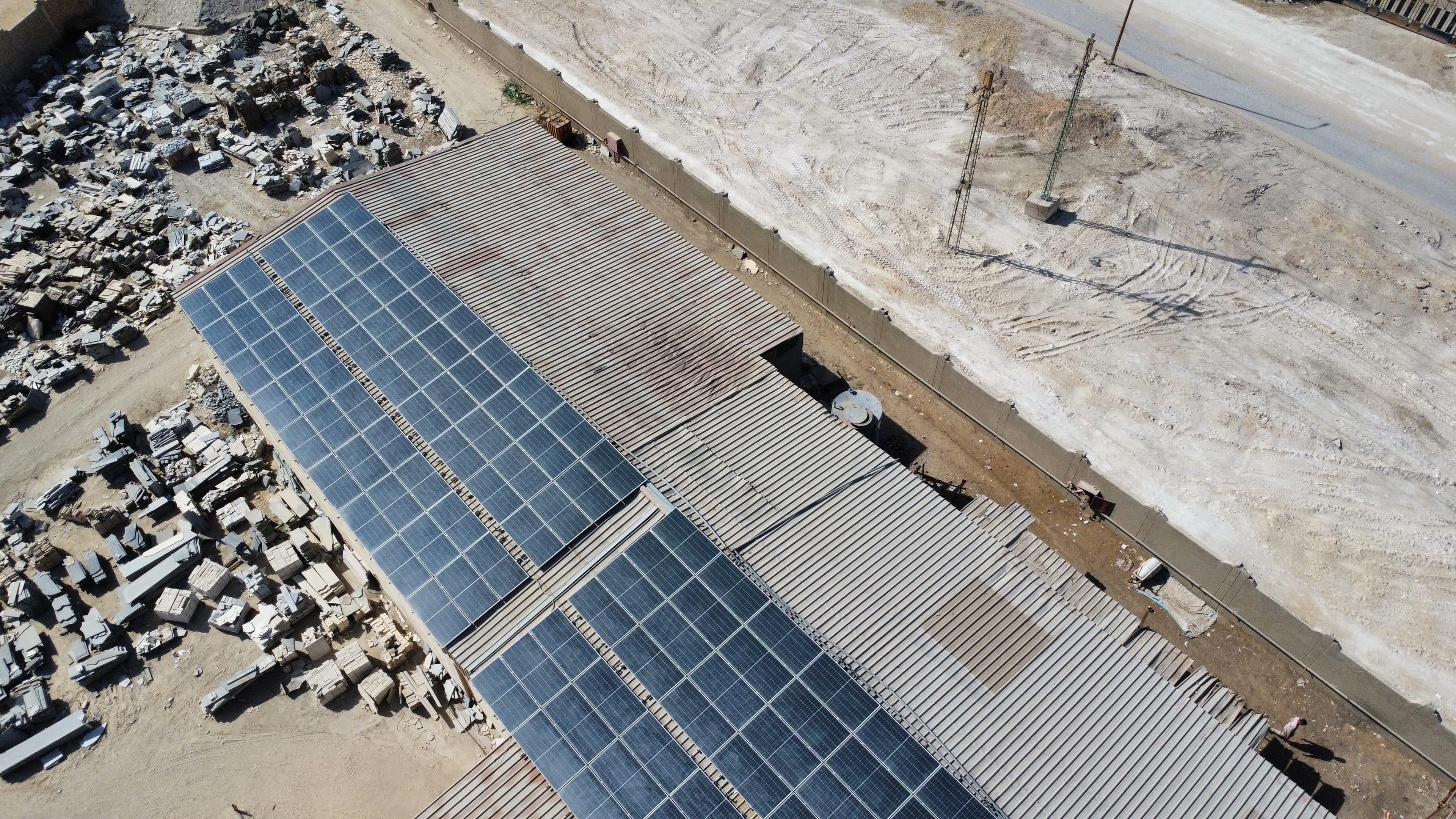 120kW grid-tied solar installation in Giza, Egypt by Bolt Energy