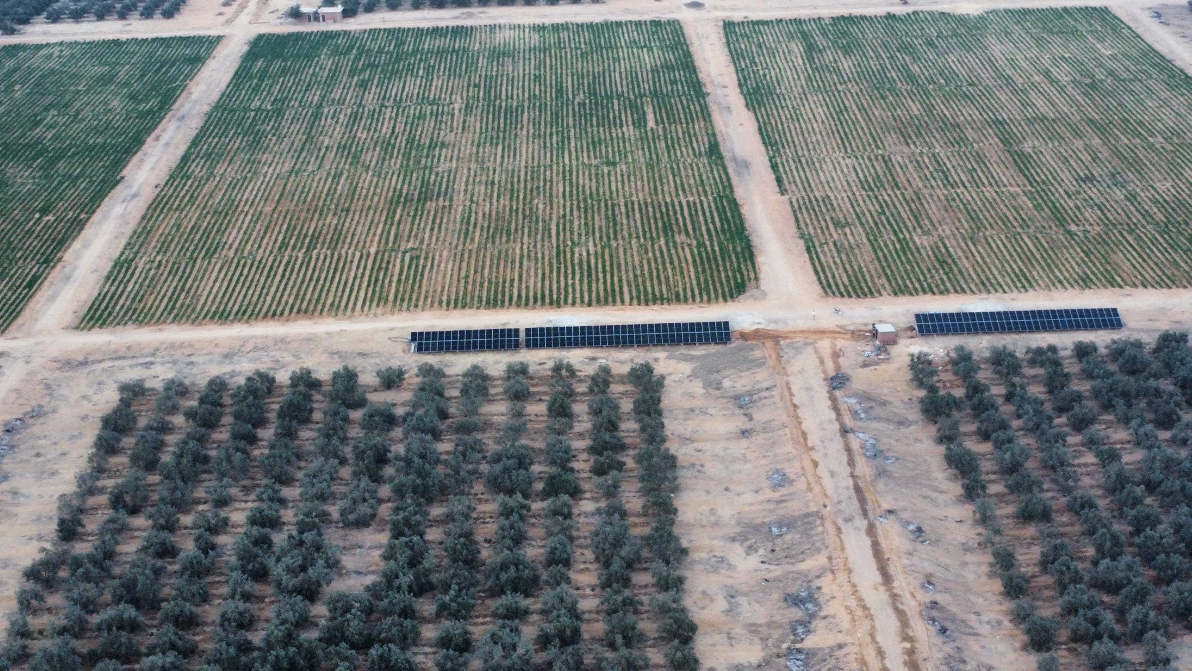 120kW grid-tied solar installation in El Khatatba, Egypt