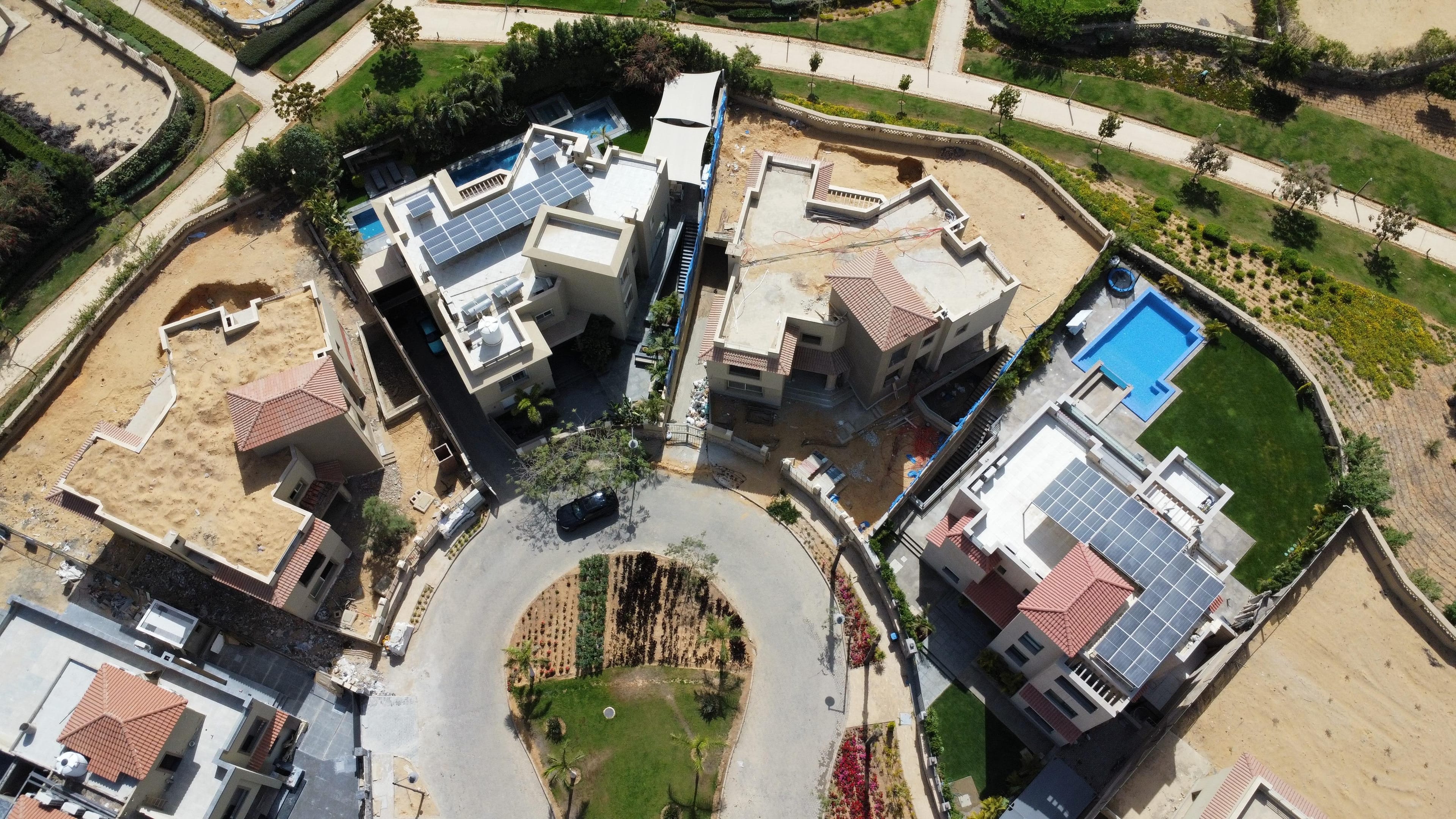 20kW grid-tied solar installation in New Cairo, Egypt by Bolt Energy