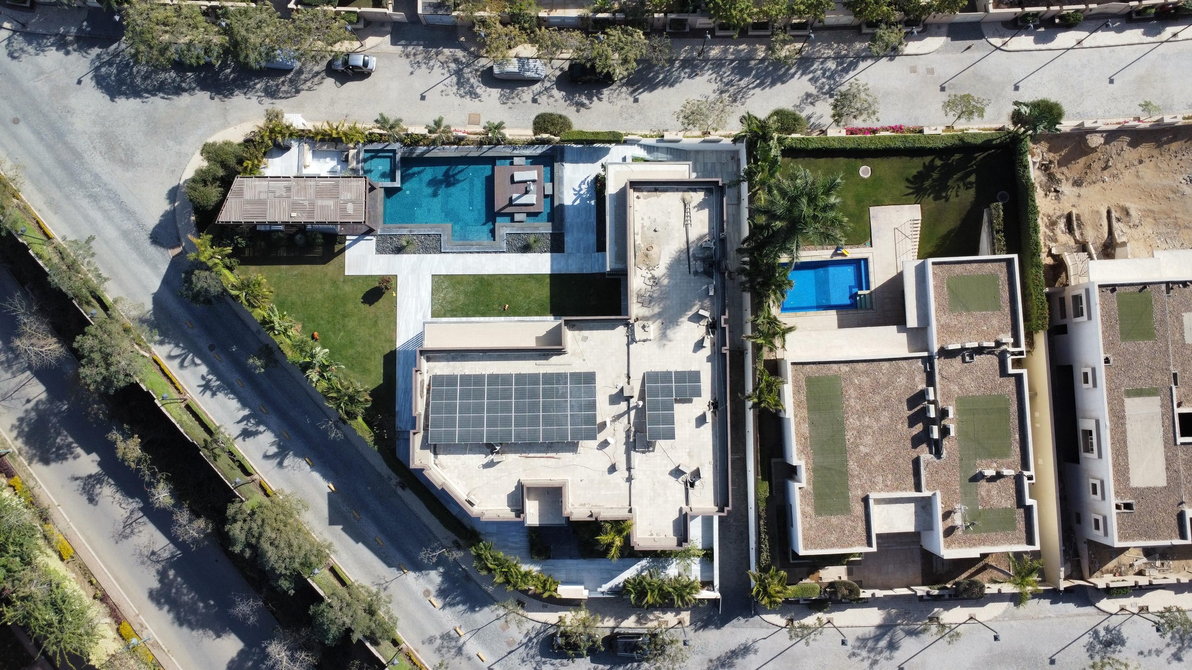 30kW grid-tied solar installation in Pyramid Hills, Egypt by Bolt Energy